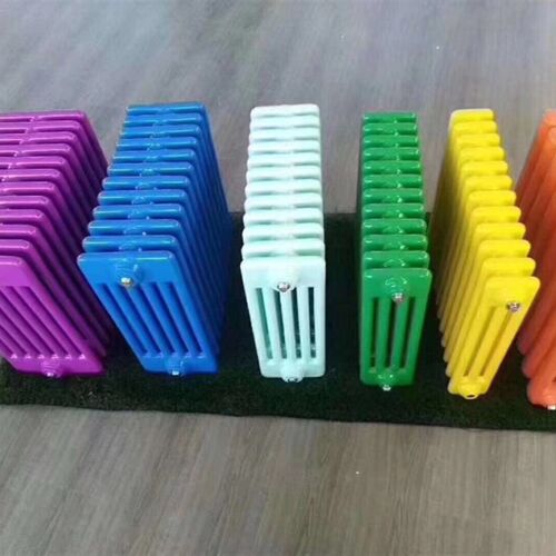 暖气片蒸汽散热器钢制弧管三柱式工业取暖器蔬菜大棚集体供暖