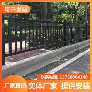 甲型护栏锌钢护栏防撞围栏栅栏人行道隔离栏市政公路道路安全防护