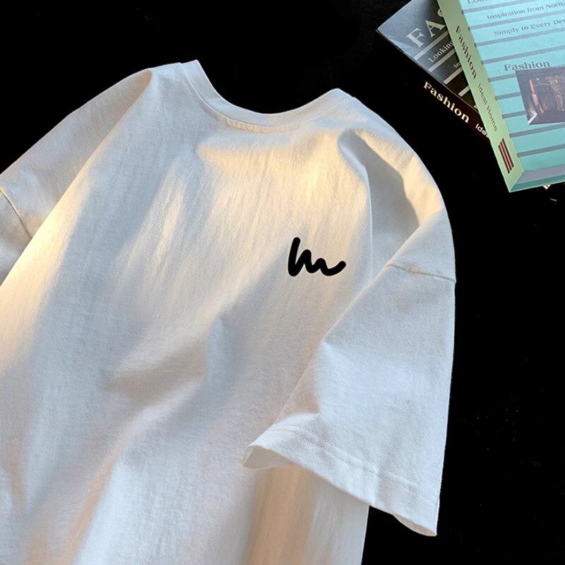 捡漏外贸~店主自留爆款折扣尾货 夏季短袖T恤男女士宽松潮牌纯棉