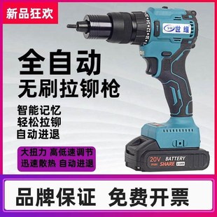 世维拉铆螺母枪电动拉铆枪无刷锂电池充电式铆钉枪拉帽枪拉杆配件