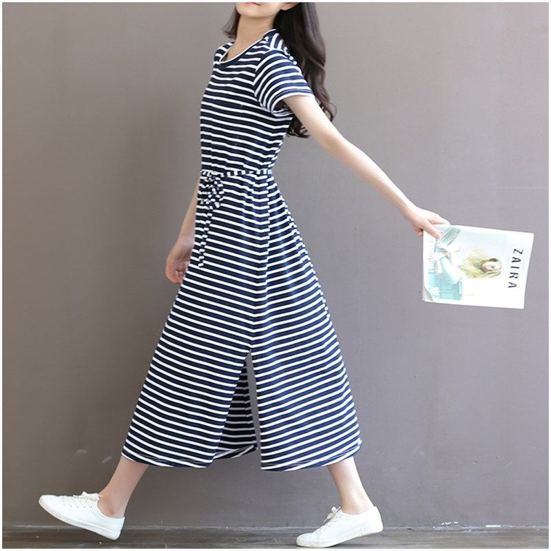 哺乳连衣裙夏季衣服外出辣妈穿搭潮妈外穿期夏装夏天短袖裙子长裙