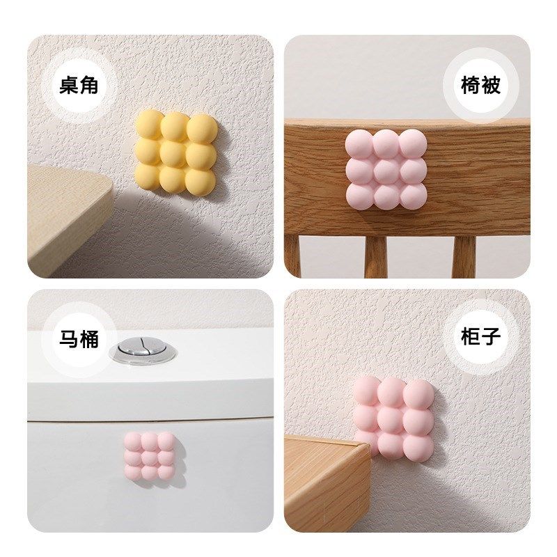 日式硅胶防撞垫可爱门挡家具墙贴冰箱防碰撞缓冲门吸阻门器静音贴