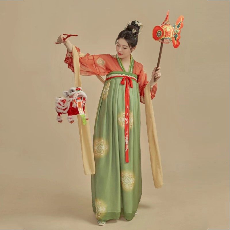 孕妇拍照服装新款影楼孕妈咪古装新中式温柔孕妇照在家拍仙气汉服