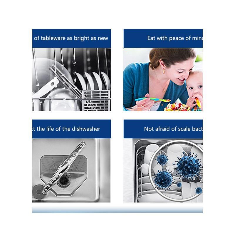 30Pcs Dishwasher Deterrgent Tablets Concentrated Power Clean