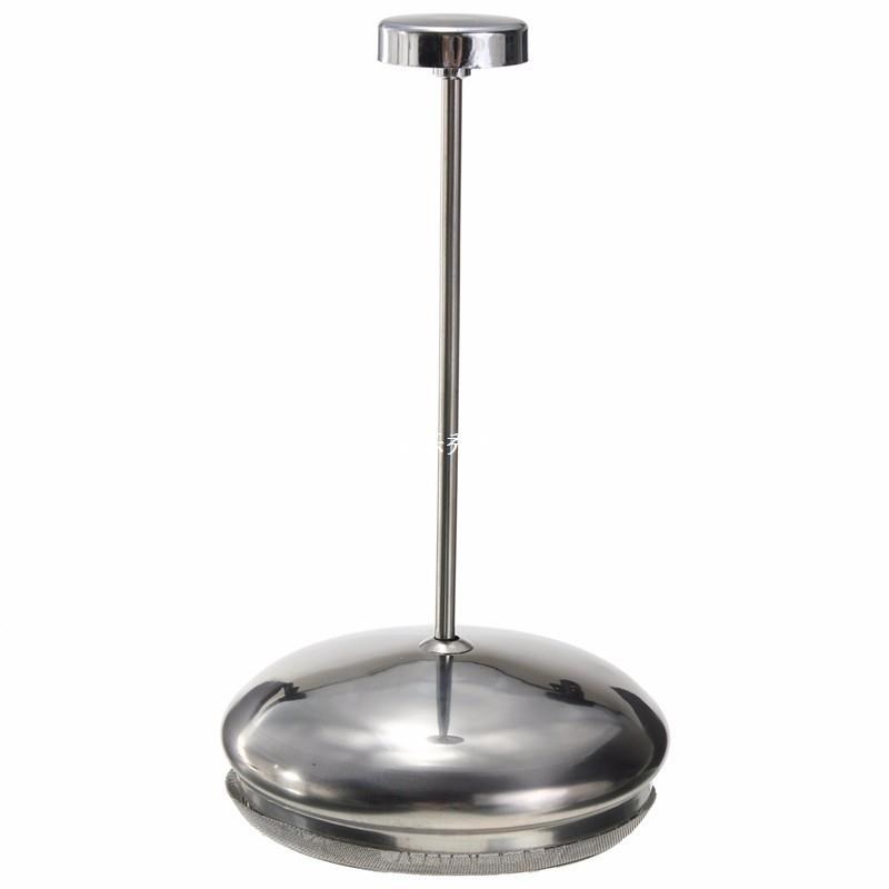 manual coffee espresso maker pot stainless Nsteel glass teap