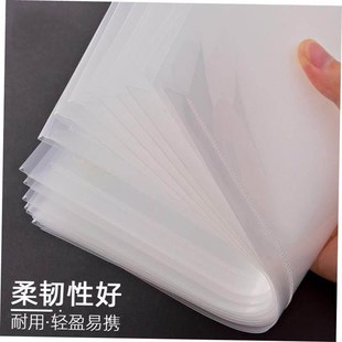 transparent bag透明 plakstic folder file pocket envelope