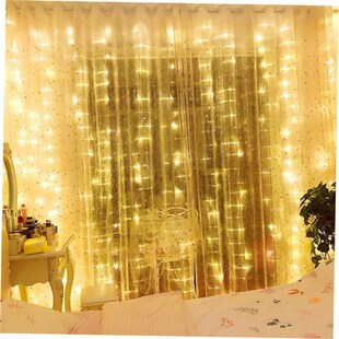 qLight Gar Curtain Home LED for Christmas String Decorations