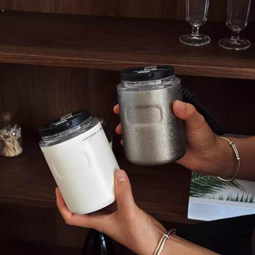 女生高颜值小巧便携保温杯男款咖啡杯外出携带随行杯2026新款水杯