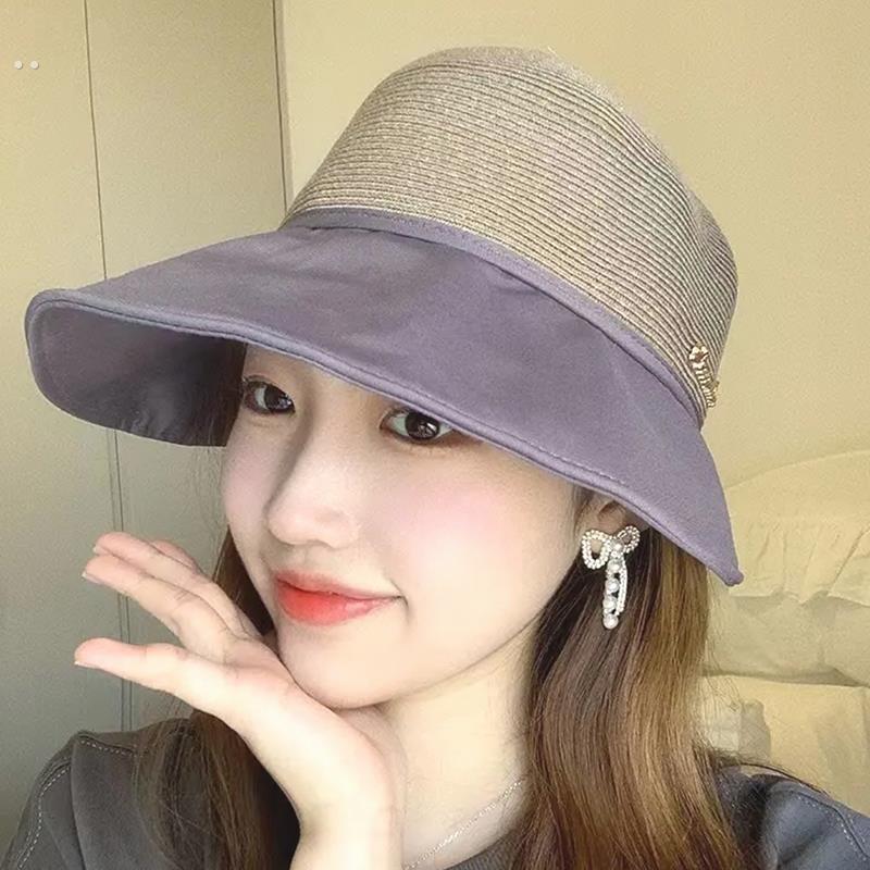 加宽防晒鸭舌帽夏时尚凉帽遮脸大帽簷遮阳帽遮阳帽帽子女2025新款