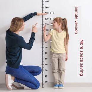 透明的高度贴纸可以在不损坏墙壁的情况下移除儿童高度测量神器精