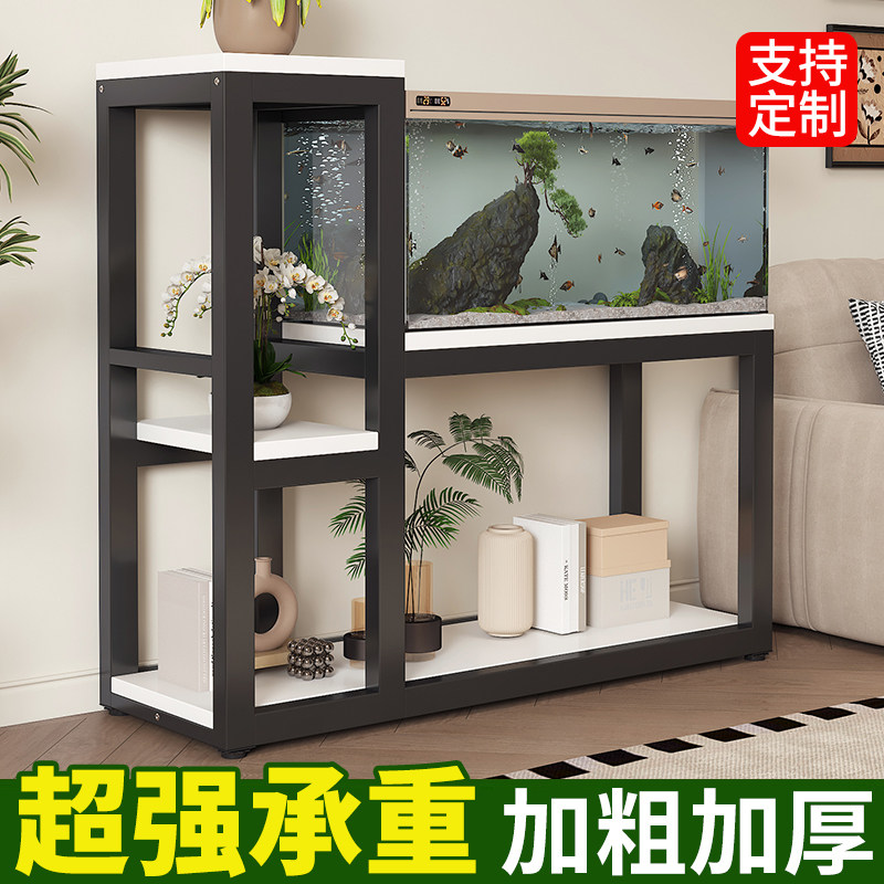 鱼缸架子专用架多层超强承重支架定制底座底柜金属钢架家用置物架图片