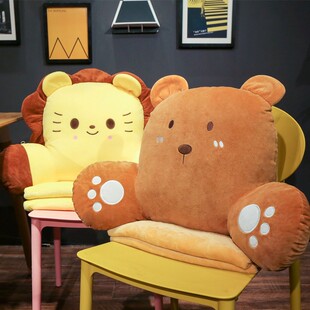 办公室护腰靠枕毯子汽车t座椅大号抱枕靠垫靠背垫沙发孕妇椅子腰