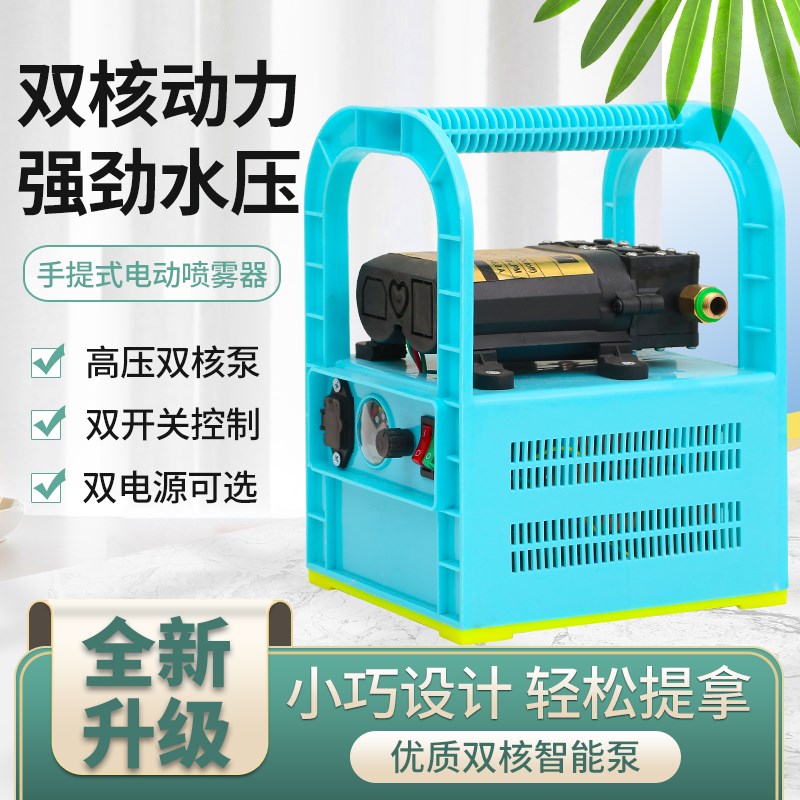 优选充电式手提式电动喷雾器果树C打药机多功能抽水泵浇菜洗车神.