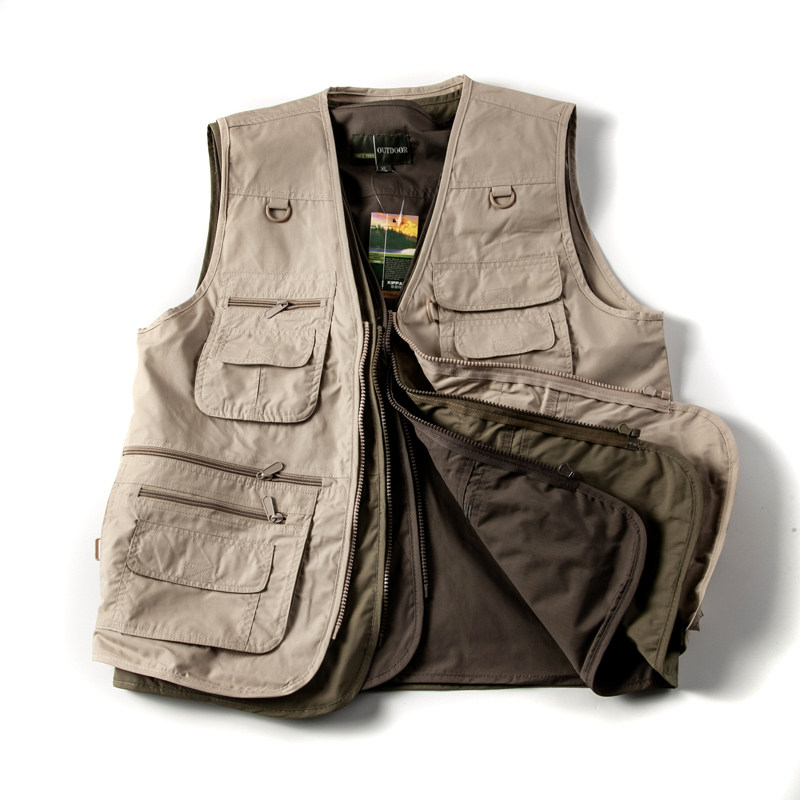 日系复古多口袋工装马甲男潮牌街头宽松外穿搭配背心男女外套,男装,常规马甲,淘宝优惠券,粉丝福利购,淘宝优惠卷