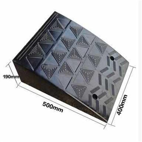 橡胶斜坡垫上坡垫马路牙子台阶板路沿坡三角垫汽车爬坡垫19CM高