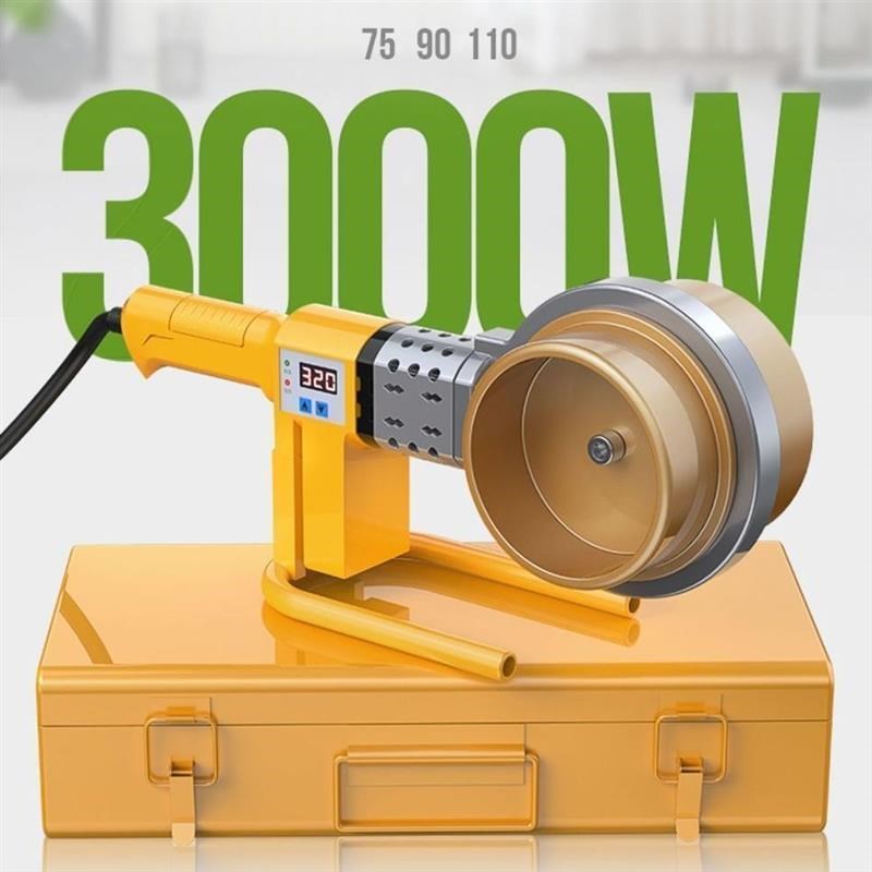 德国调温热熔器PE110对接器ppr75热熔I机3200w率塑焊机水电热容器