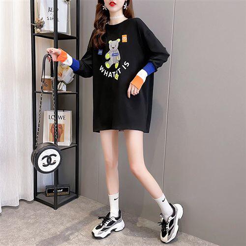 春款孕妇2021年新上衣春装短款打D底衫春季卫衣中长款大码衣服薄