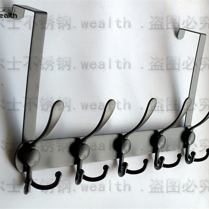 门挂钩挂衣架壁挂墙上免打孔厨房浴室无痕置物收纳衣服挂架神器,收纳整理,挂钩/粘钩,淘宝优惠券,粉丝福利购,淘宝优惠卷