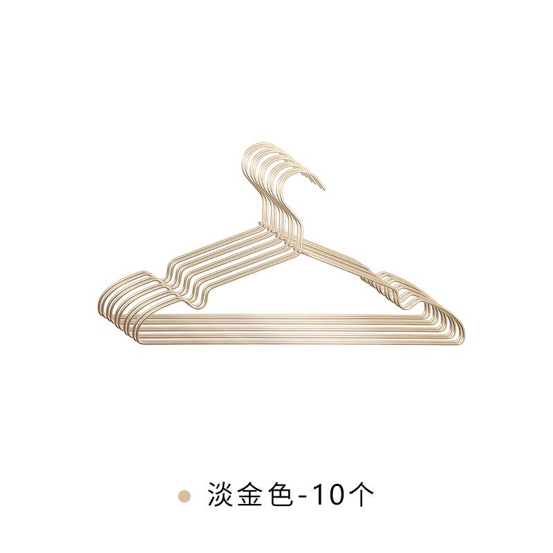 铝挂衣生锈晒衣晾衣架属痕山金防衣架霜10无阳台架架卧室支防滑