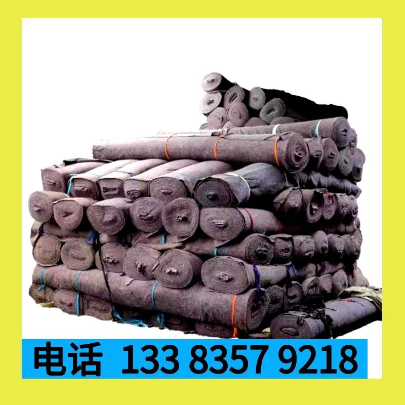 工程布黑心棉毯子大棚保温棉被专用养殖货车工农防水毛毡布土工布