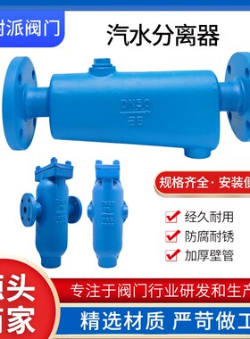 汽水分离器锅炉h高温蒸汽CF41-16C空气卧式挡板自动气液分离压缩