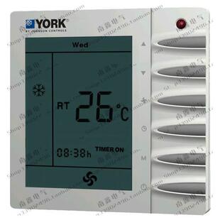 YORK约克中央空调温控器开 关面板液晶通风机盘管开 关面板TMS210