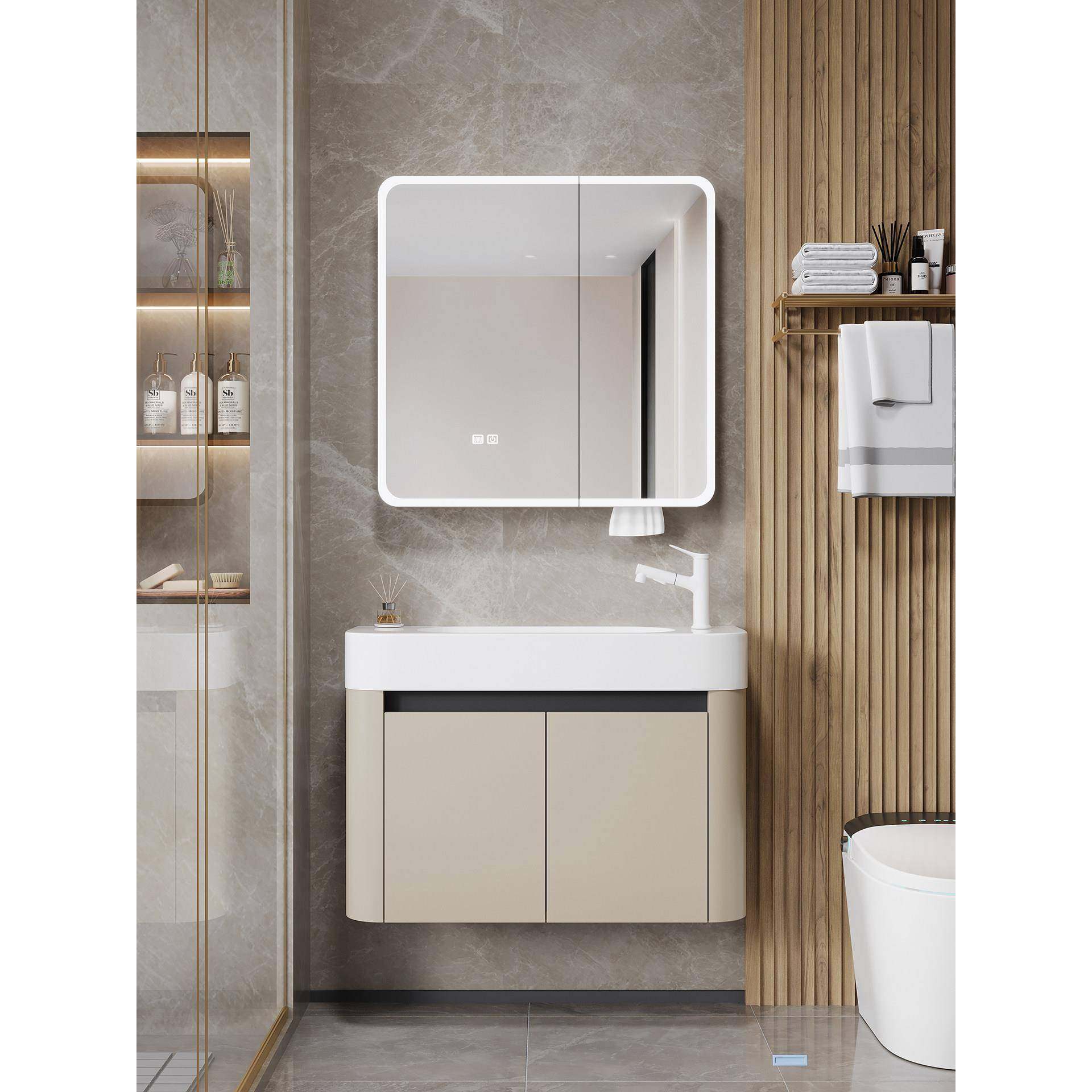 小户型防水防潮蜂窝铝浴室柜洗手盆组合极窄小尺寸洗脸盆洗漱盆,家装主材,浴室柜组合,淘宝优惠券,粉丝福利购,淘宝优惠卷