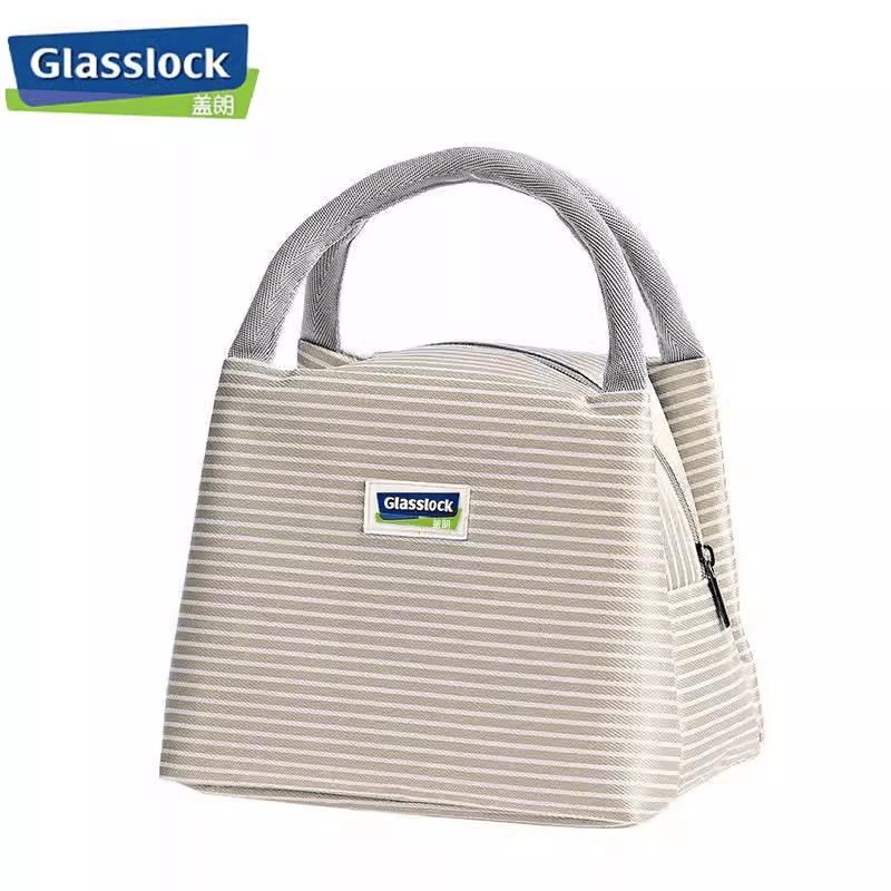 glasslock保温包手提袋铝箔加厚饭盒包便当手拎上班族手提便携包图片