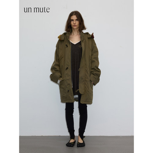 意大利进口羊羔毛内胆派克服外套