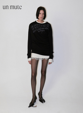 UN MUTE25SS 低腰法式镂空蕾丝花边低腰薄款衬裤