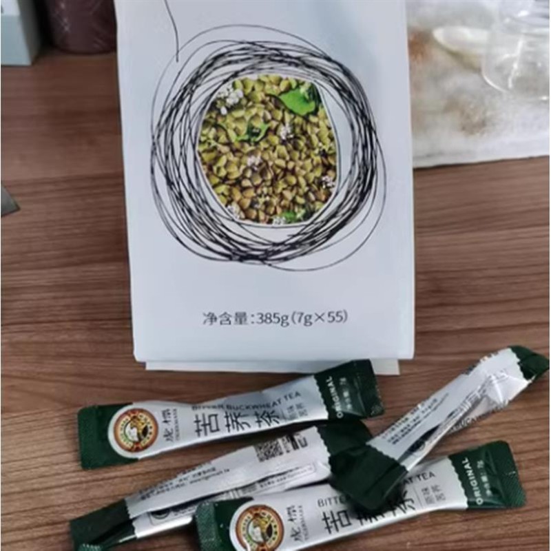 热卖新品虎标苦荞茶350g 内含50小包 苦荞茶四川凉山全胚芽荞麦茶