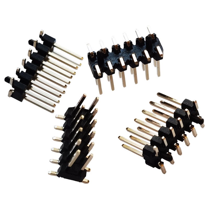 2.0 2*6贴片排针带柱子 L9.8MM 加高外漏针5.4MM