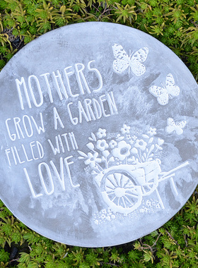 户外别墅草坪垫脚石脚踏板踏脚水泥脚踏石花园庭院装饰摆件