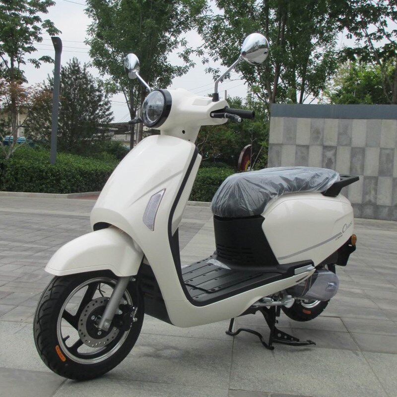 嘉陵巧乐125电喷踏板车摩托车前后碟刹真空U胎大油箱可上牌