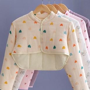 纯棉花产妇产后月子喂奶长袖 护肩衣女冬保暖防寒小披肩睡觉护肩膀