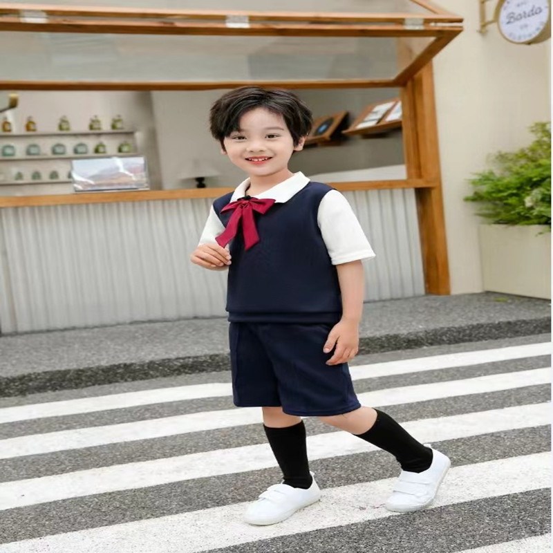六一幼儿园演出服儿童园服朗诵套装英伦风夏季小学生班服表演服装