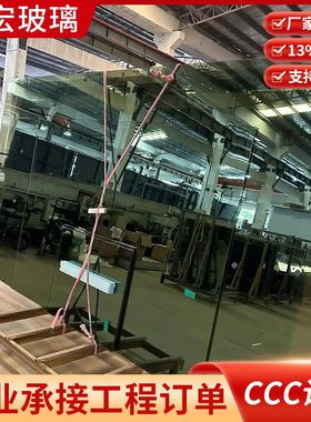 厂家定制镀膜玻璃 绿色镀膜C钢化玻璃 F绿镀膜钢化玻璃