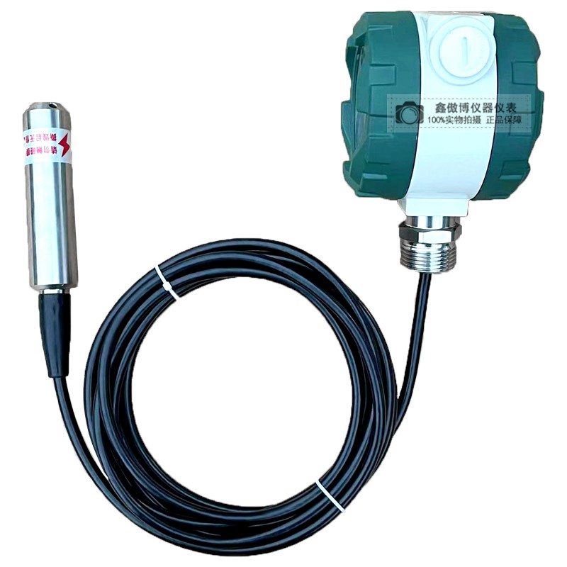 电池供电便携式液位计液晶数字显示现场显示投入U式液位计传感器