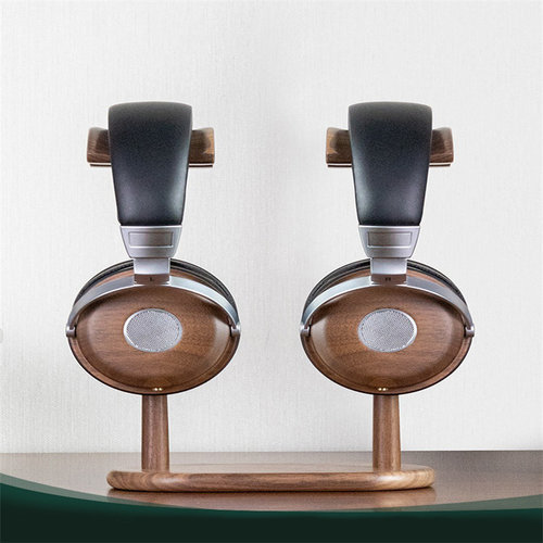 胡桃木耳机支架头戴式耳机创意双挂实木架电竞耳麦桌面展示架挂架