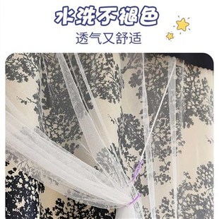 强遮光寝室男女生上铺下铺含支架床 学生宿舍加厚床帘k蚊帐一体式