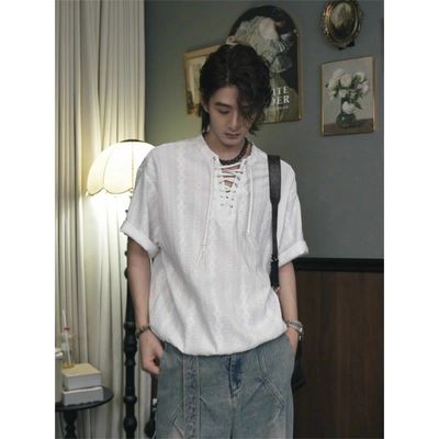稻风/Caimr白色绑带小众