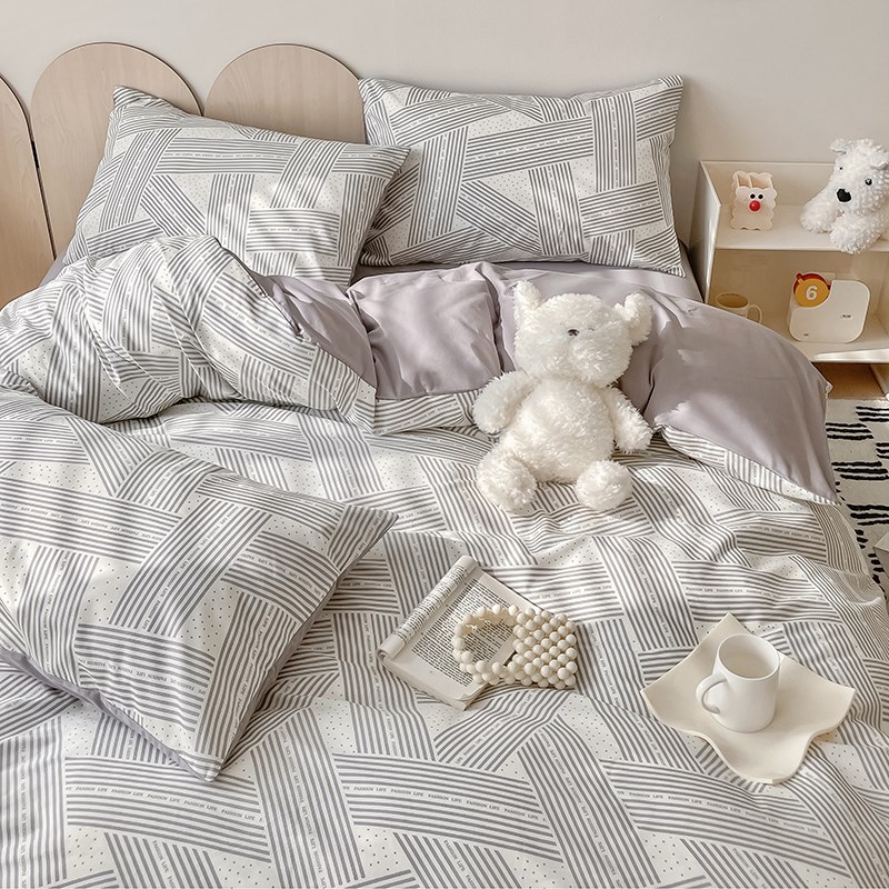 100%全棉被套单件150x200x230单人1.5米被子被罩2.2m双人纯棉被单