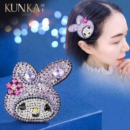 发夹一字夹水钻卡通卡子头饰网红刘海顶夹边夹小发卡侧边女夹子