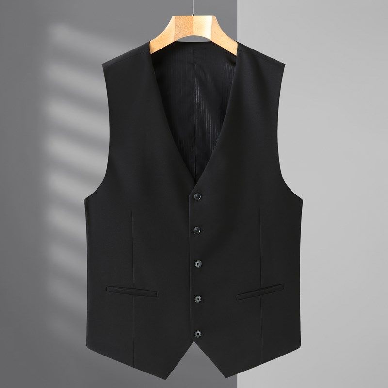 280斤可穿 商务大码西装内搭马甲春秋款正装坎肩加肥加大胖子百搭