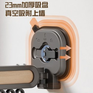 隐形 独特晾衣架阳台家用晾衣杆折叠伸缩凉挂杆晒被子神器晒壁挂式