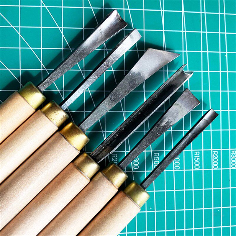 多帕奇根雕东阳j传统手工锻打木柄木雕DIY工具修光刀版画雕刻刀