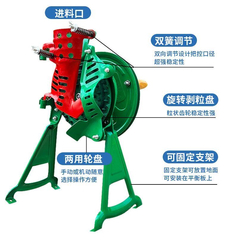 新款玉米包米脱粒机家用玉米w小型打包谷粒机电动玉米脱剥粒机神