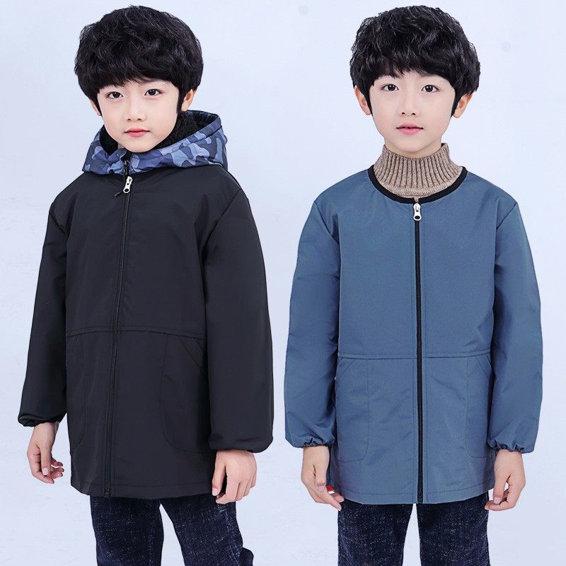 儿童防水罩衣男童加绒棉服羽绒服罩衫学生画画衣长袖防脏围裙秋冬,童装/婴儿装/亲子装,反穿衣/罩衣,淘宝优惠券,粉丝福利购,淘宝优惠卷