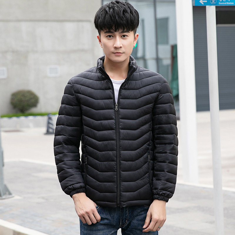 2021新款男士轻薄小棉袄短款冬季羽绒棉服外套男装工作服棉衣冬装