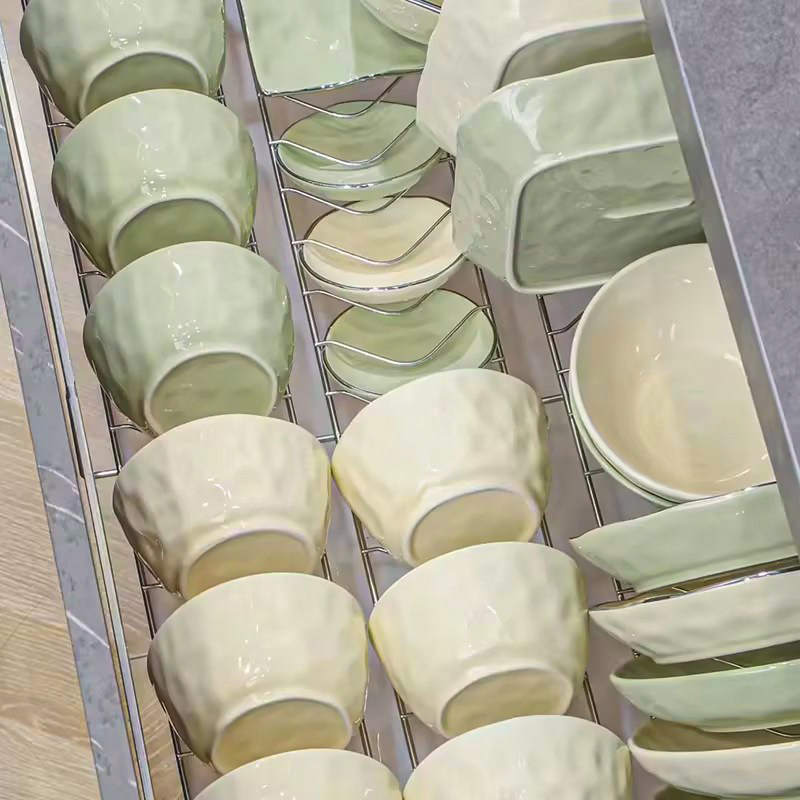碗碟套装碗家用20l24新款碗筷釉下彩餐具套装高级感奶油风碗盘大
